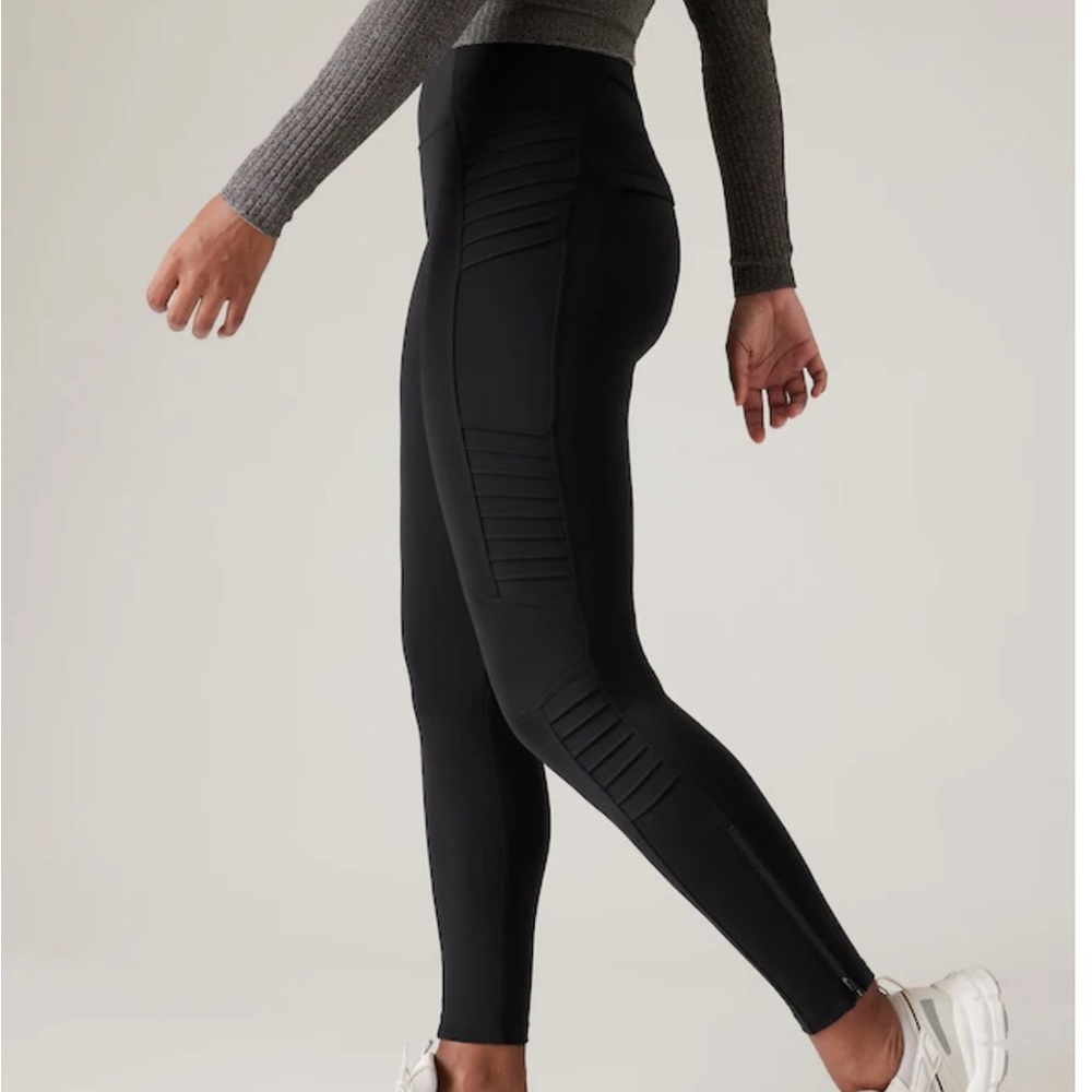 Athleta Delancey Moto Leggings XL